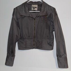 Kensie Girl Cropped Utility  Jacket
